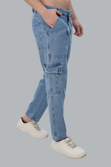 ICE BLUE 6 POCKET CARGO
