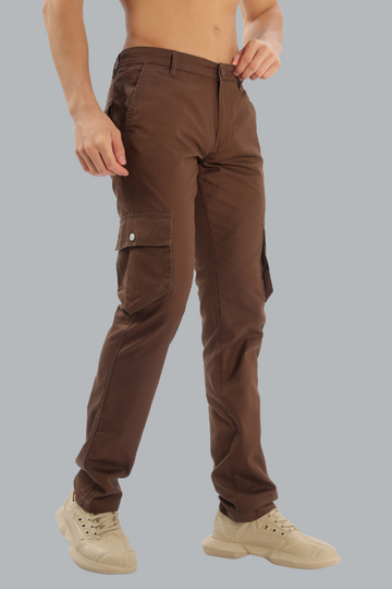 BROWN CARGO PANTS