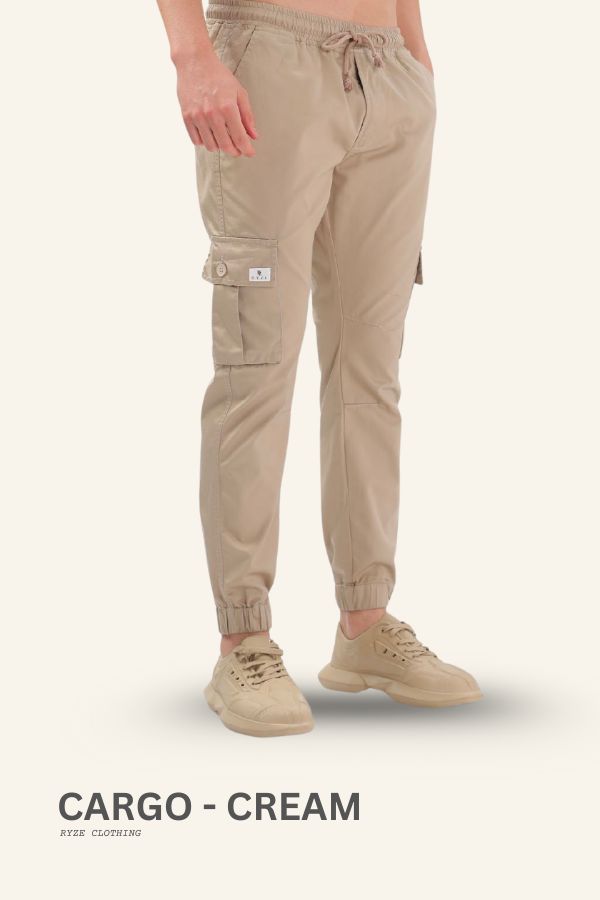 Elasted  cargo joggers COMBO