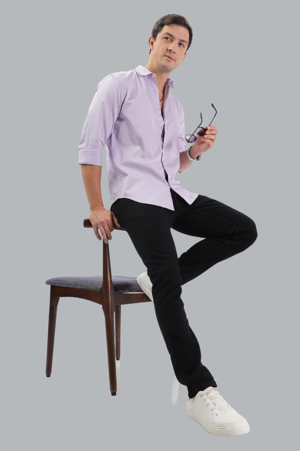 LILAC PLAIN SHIRT