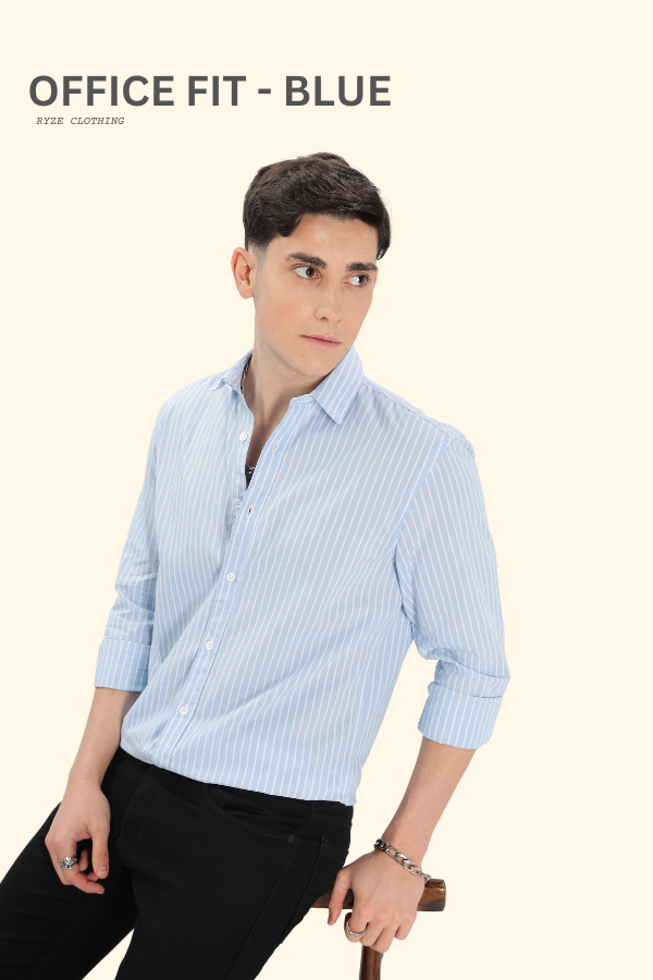 OFFICE FIT – The Perfect Shirt Combo for the 9-to-5 Hustle (slim fit)